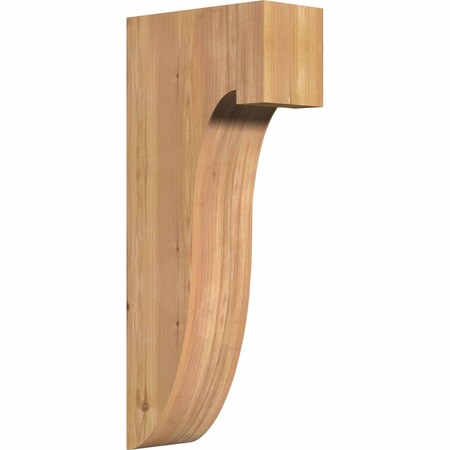Ekena Millwork Del Monte Smooth Corbel, Western Red Cedar, 5 1/2"W x 12"D x 28"H COR06X12X28DEL00SWR